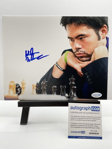 Hikaru nakamura firmato - firmato, 8x10